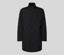 Kurzmantel mit Stehkragen und Eingrifftaschen