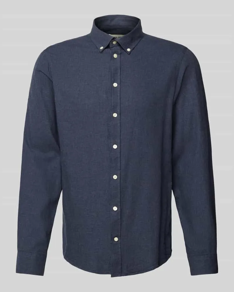 Casual Friday Regular Fit Freizeithemd mit Button-Down-Kragen Modell 'ANTON 
