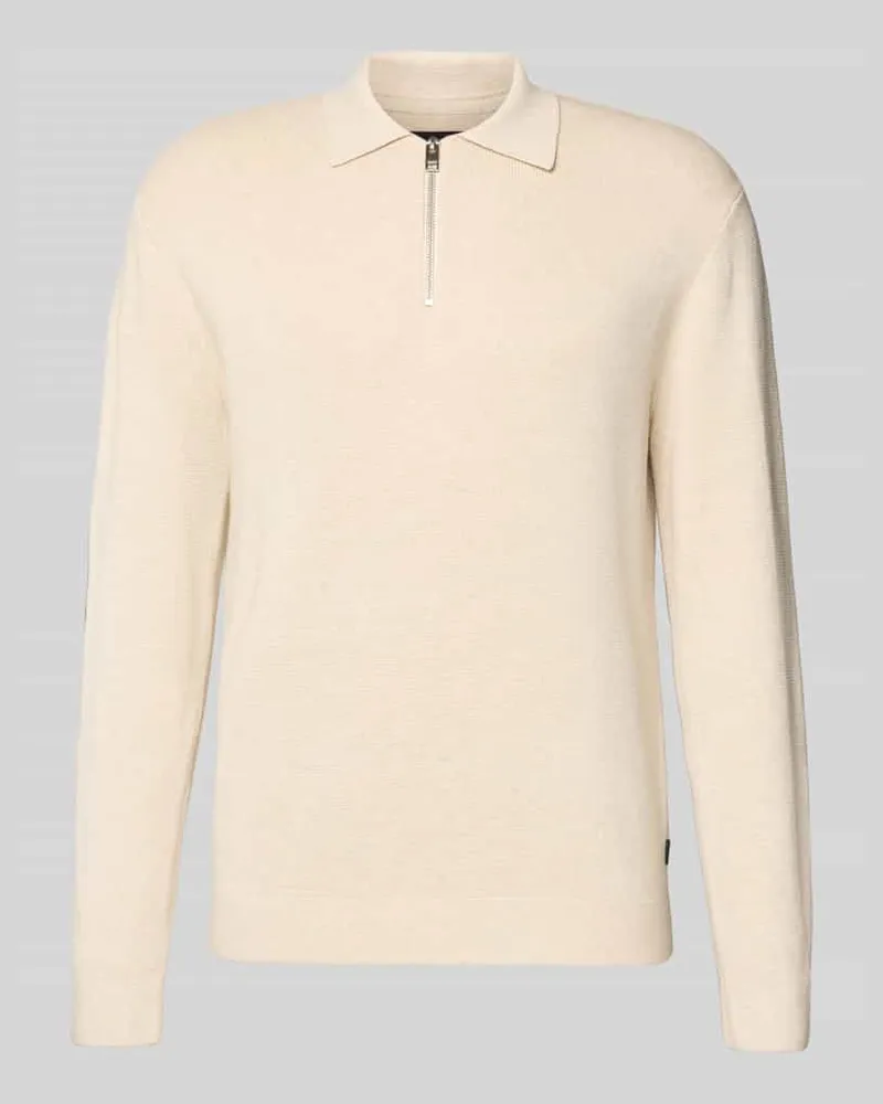 Jack & Jones Strickpullover mit gerippten Abschlüssen Modell 'MILANO 