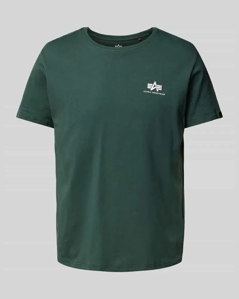 Alpha Industries T-Shirt mit Label-Print 