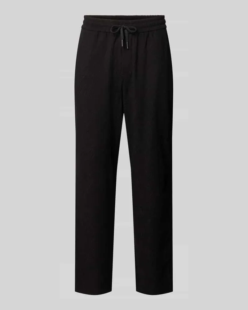 Antony Morato Sweatpants mit elastischem Bund und Tunnelzug Black