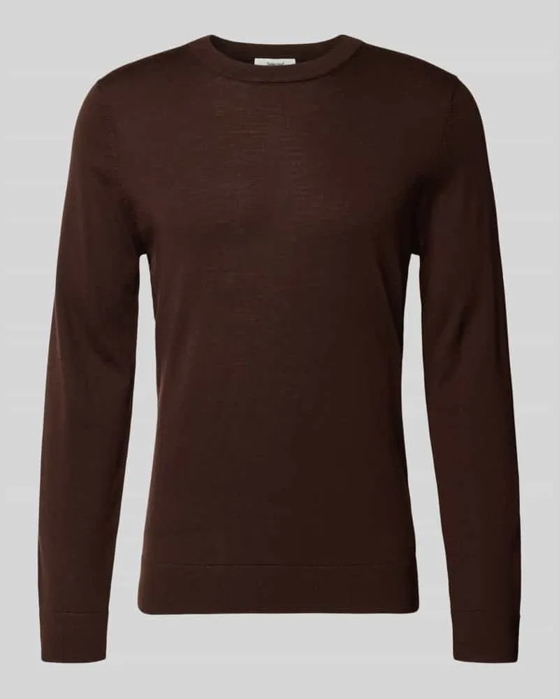 Selected Homme Regular Fit Pullover aus reiner Wolle Modell 'TRAY 