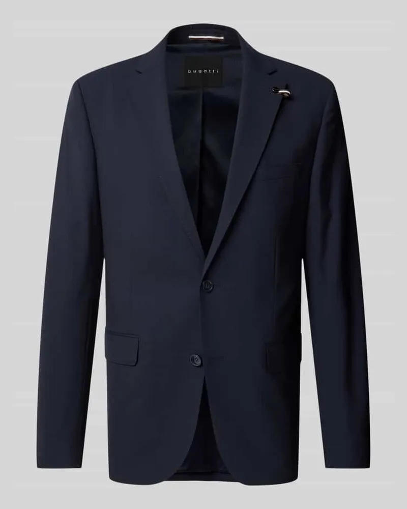 Bugatti 2-Knopf-Sakko mit Reverskragen Marine