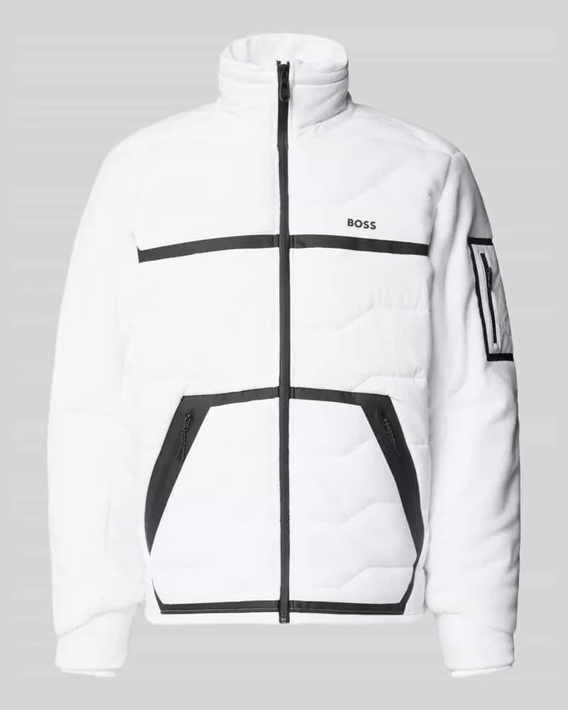 HUGO BOSS Sweatjacke mit Eingrifftaschen Modell 'Snoozy 