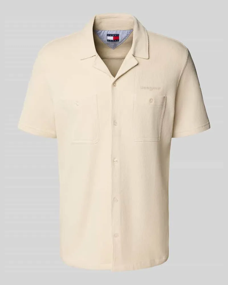 Tommy Hilfiger Regular Fit Freizeithemd mit Waffelstruktur 