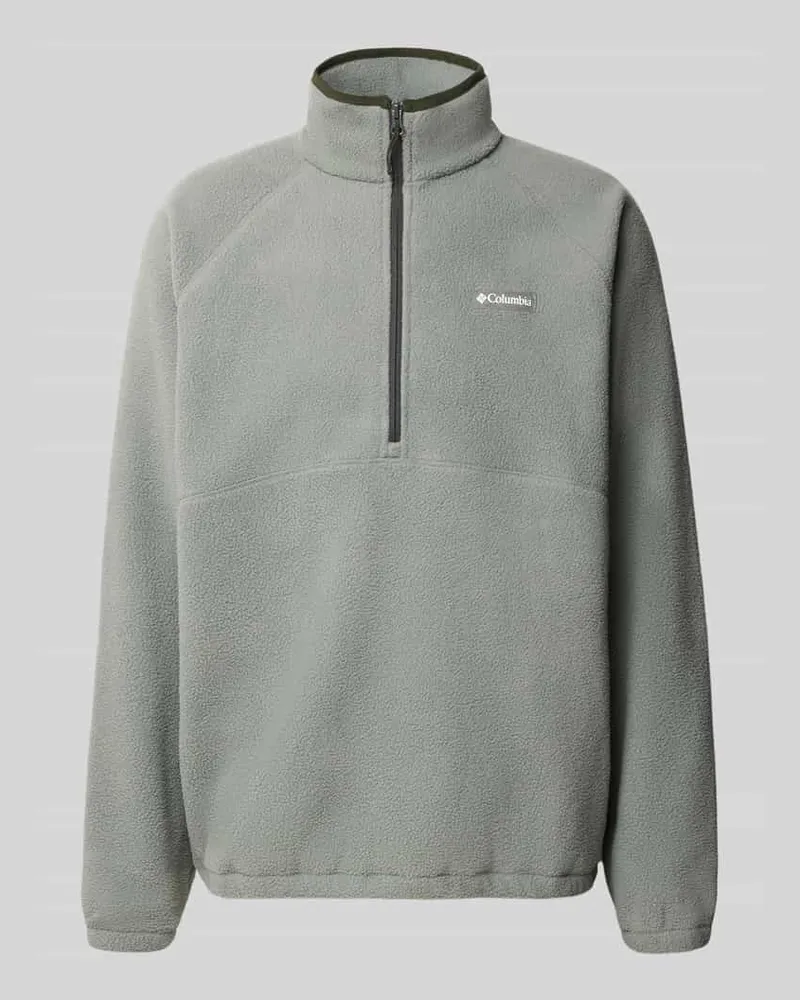 Columbia Sportswear Company Fleecepullover mit Logo-Patch Modell 'Timber Crest™ MTR Oliv