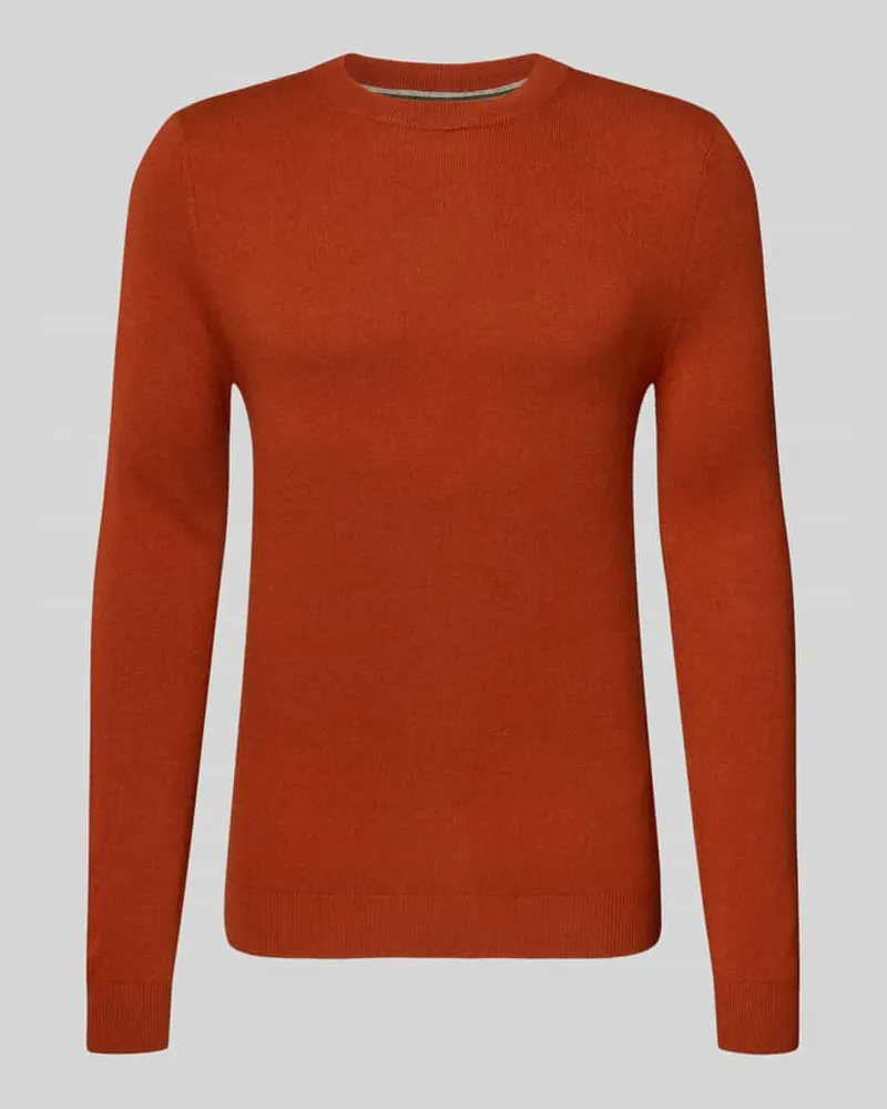 McNeal Strickpullover aus Woll-Mix mit Kaschmir-Anteil Kupfer