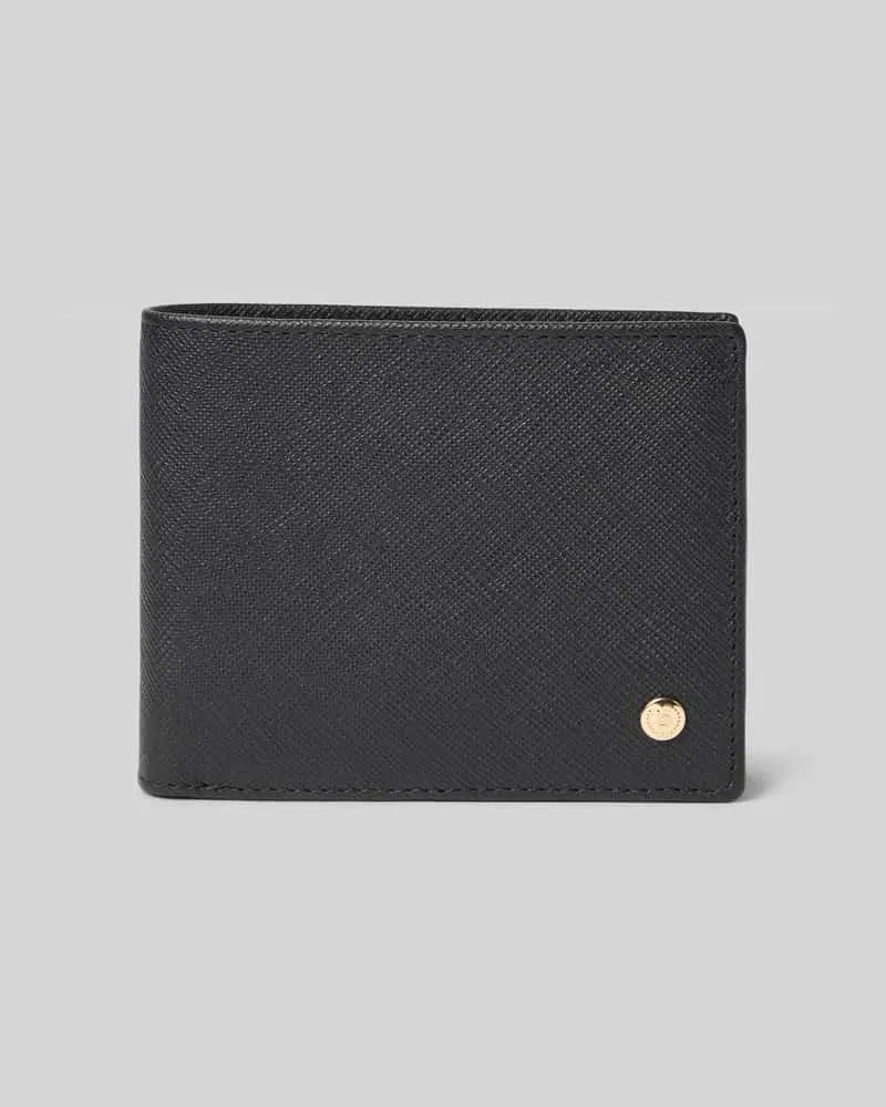 Bugatti Portemonnaie aus Leder Modell 'Roccia Black
