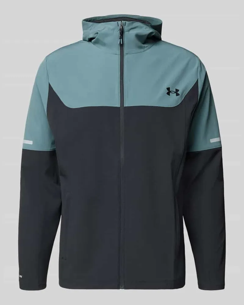 Under Armour Funktionsjacke mit Logo und Eingrifftaschen Black