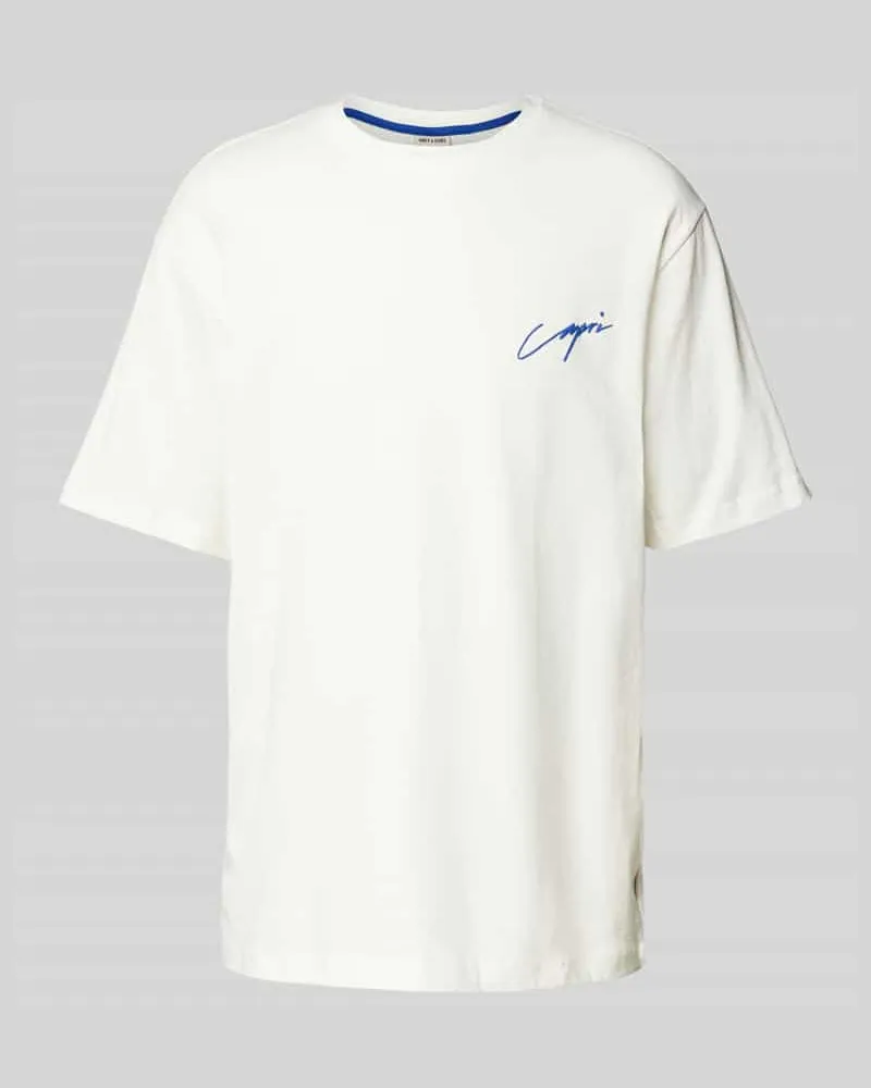Only & Sons T-Shirt mit Stitching-Detail Modell 'MILO 