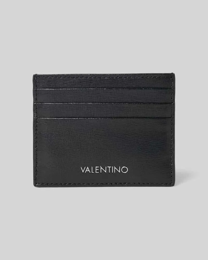 Valentino Garavani Kartenetui aus echtem Leder mit Logo-Applikation 