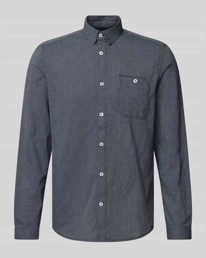 Tom Tailor Regular Fit Freizeithemd mit Strukturmuster 