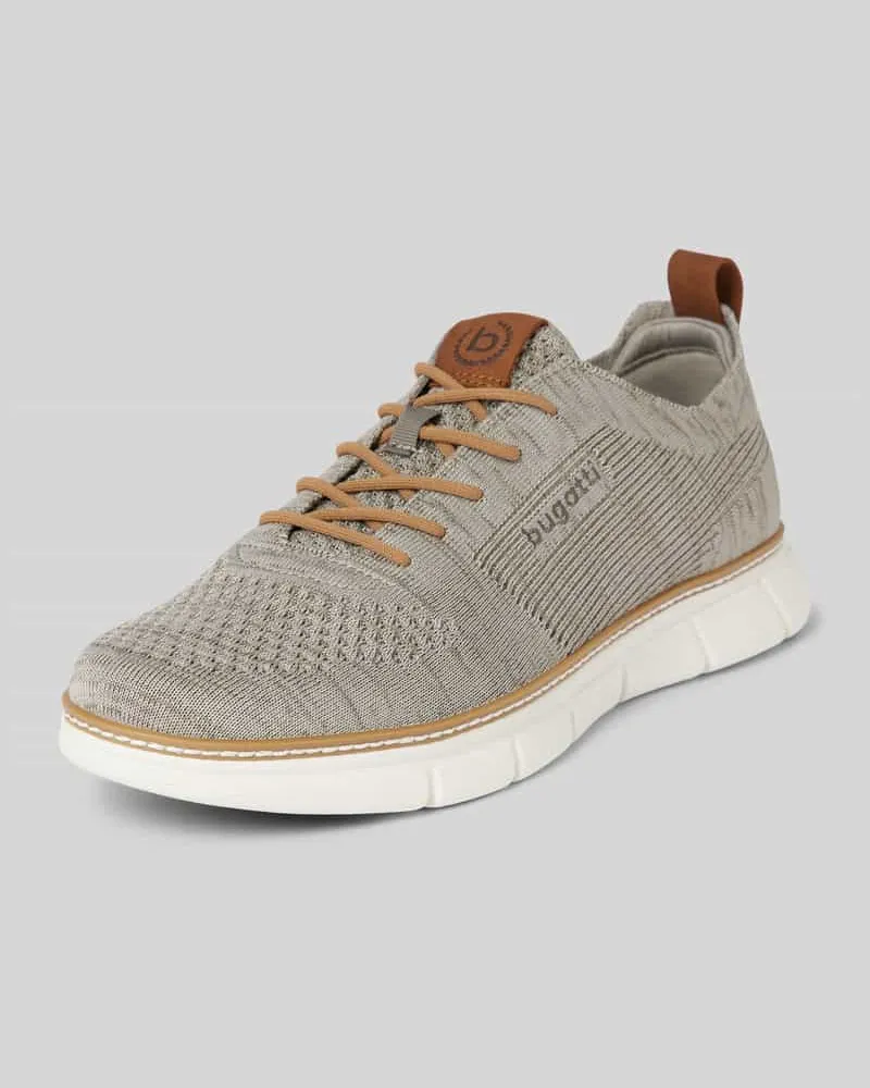 Bugatti Sneaker mit Label-Stitching Modell 'Pasadena Beige