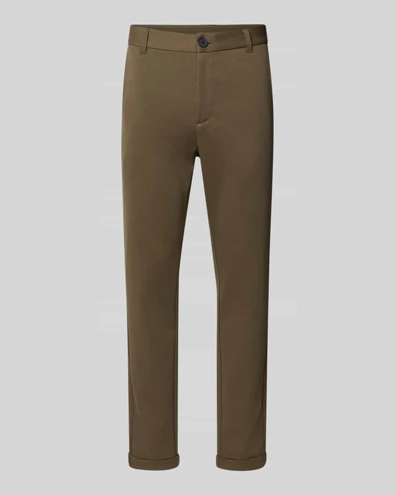 Lindbergh Slim Fit Hose mit Eingriff- und Gesäßtaschen 