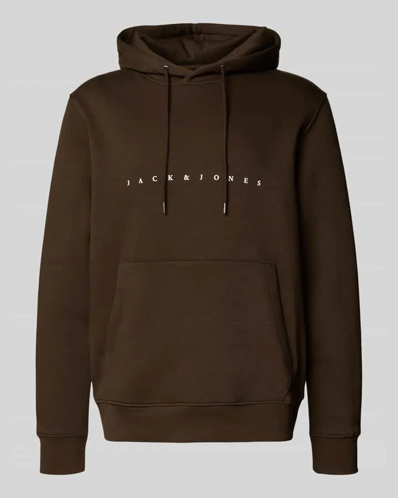 Jack & Jones Hoodie mit Label-Print 