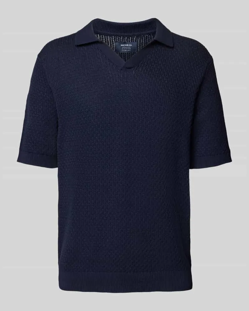 McNeal Regular Fit Poloshirt mit Strukturmuster 