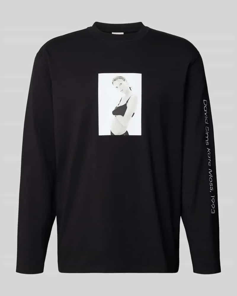 Calvin Klein Longsleeve mit Motiv-Print 