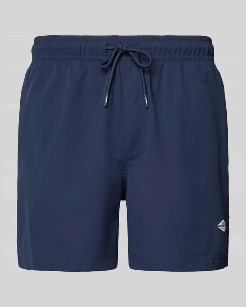 Jack & Jones Straight Fit Badeshorts mit Logo-Detail Modell 'Maui Marine
