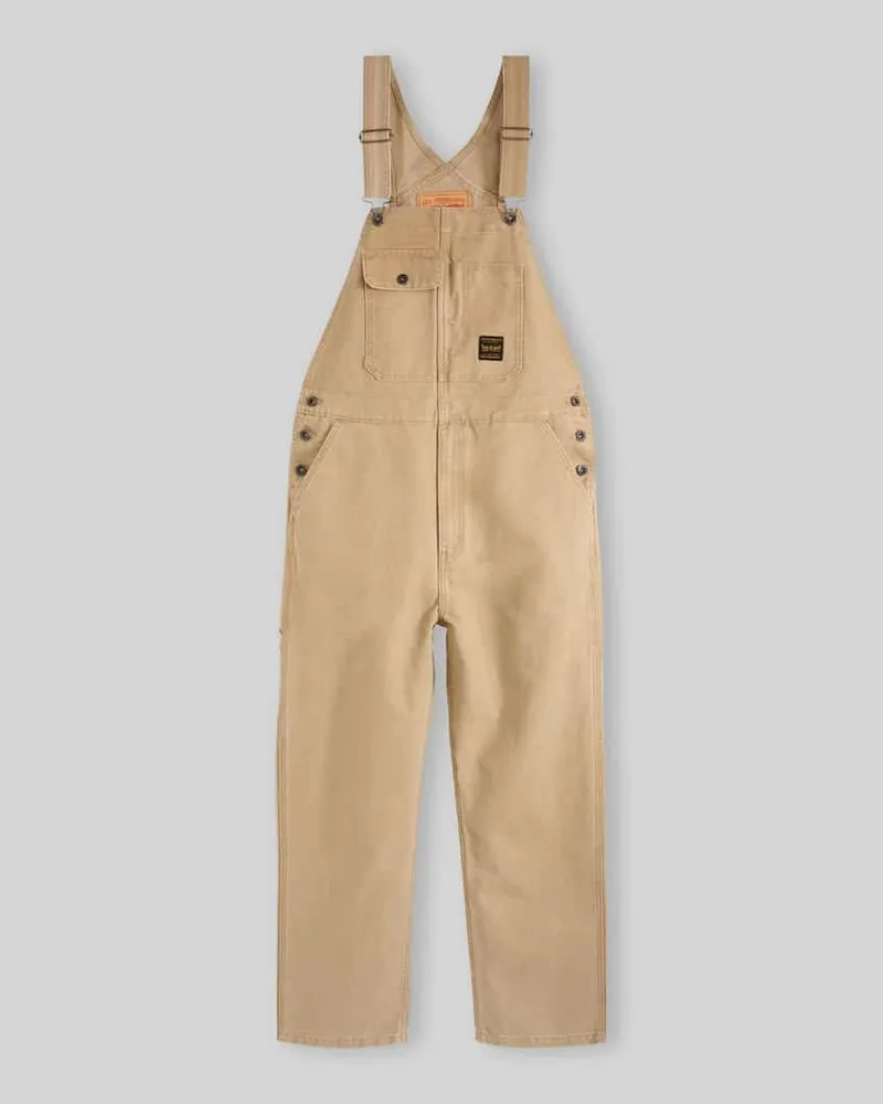 Levi's Relaxed Fit Latzhose aus reiner Baumwolle Modell 'TIGER Beige