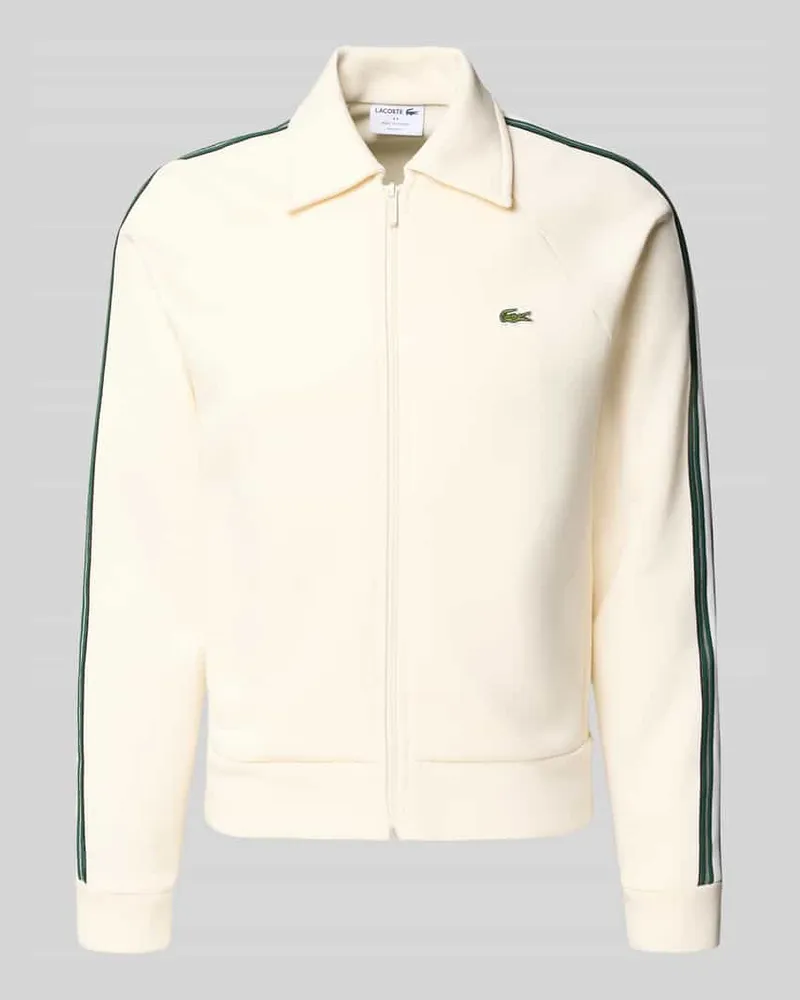 Lacoste Regular Fit Sweatjacke aus Baumwoll-Mix 