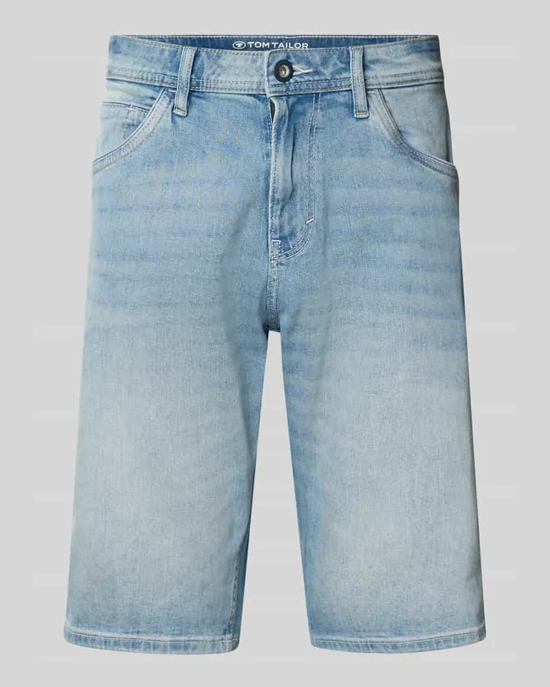 Tom Tailor Slim Fit Jeansshorts aus Baumwoll-Mix Modell 'JOSH 