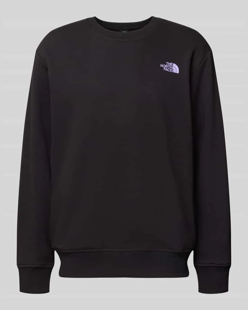 The North Face Sweatshirt mit Label-Print Black