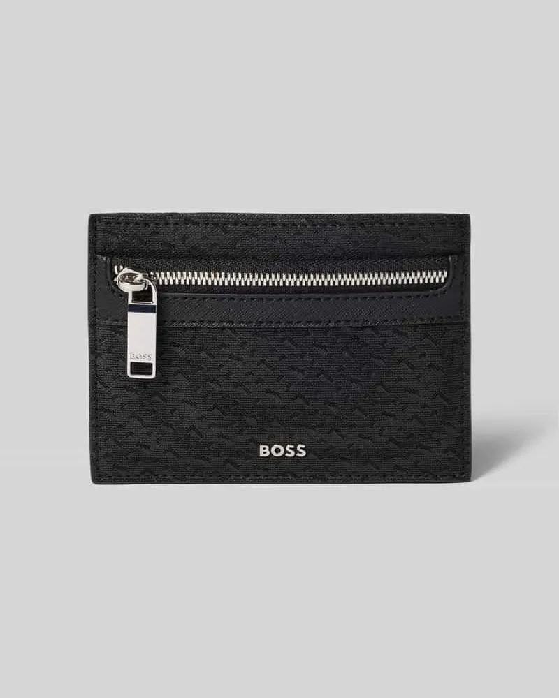 HUGO BOSS Portemonnaie mit Label-Detail Modell 'DAXTER Black