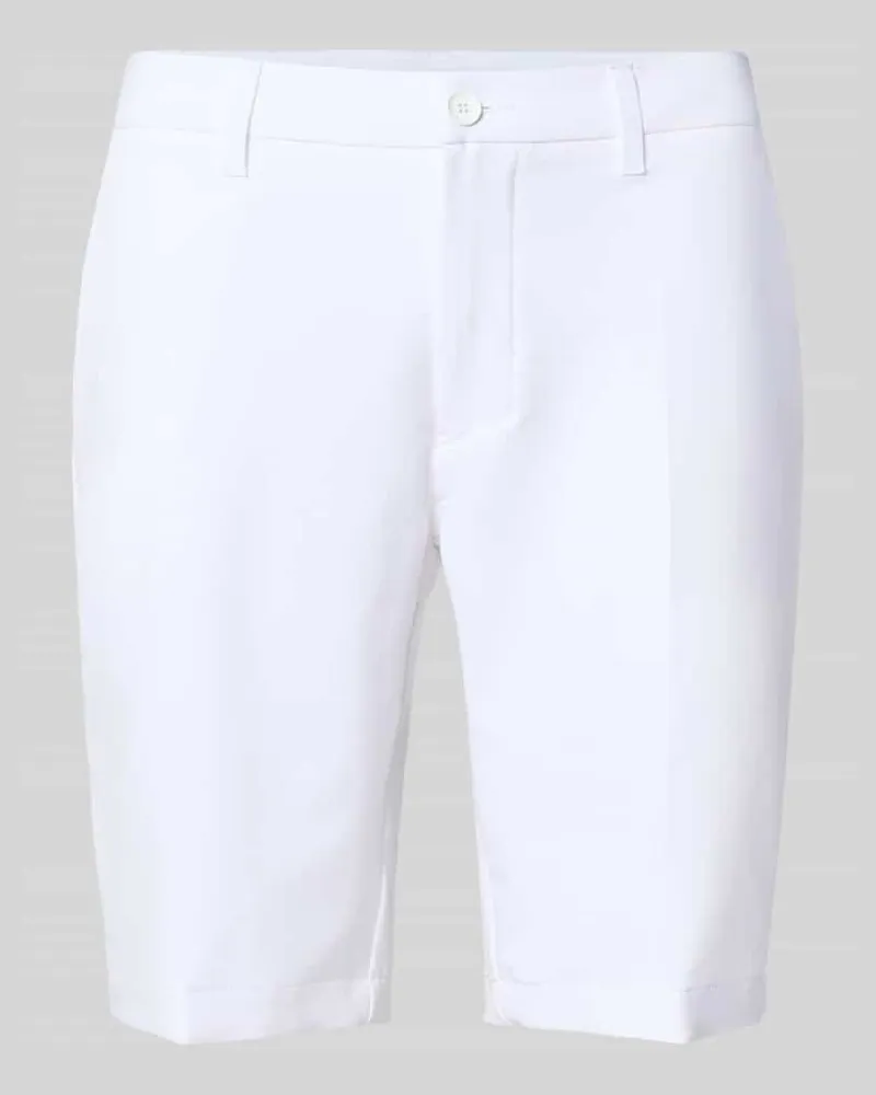 HUGO BOSS Slim Fit Chinoshorts mit Gürtelschlaufen 