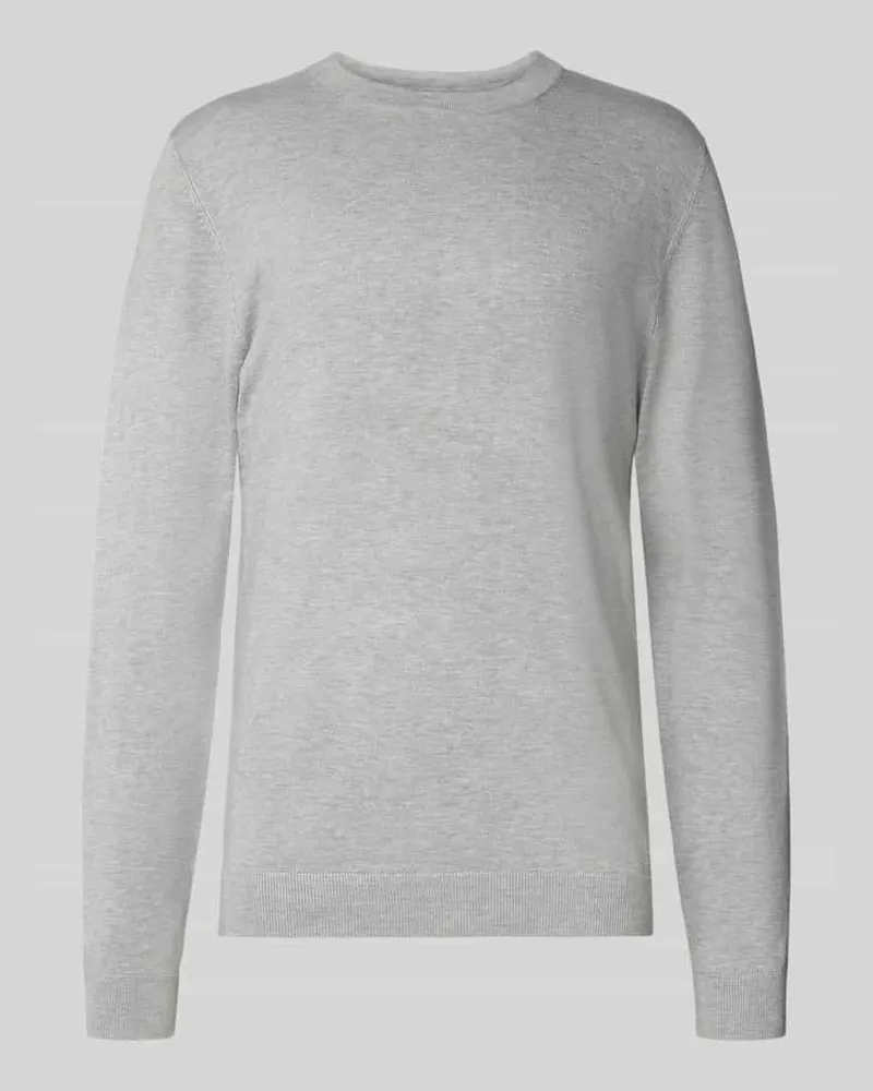 McNeal Strickpullover mit gerippten Abschlüssen 