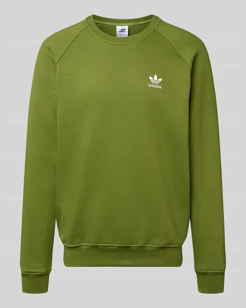 adidas Sweatshirt mit Label-Stitching 