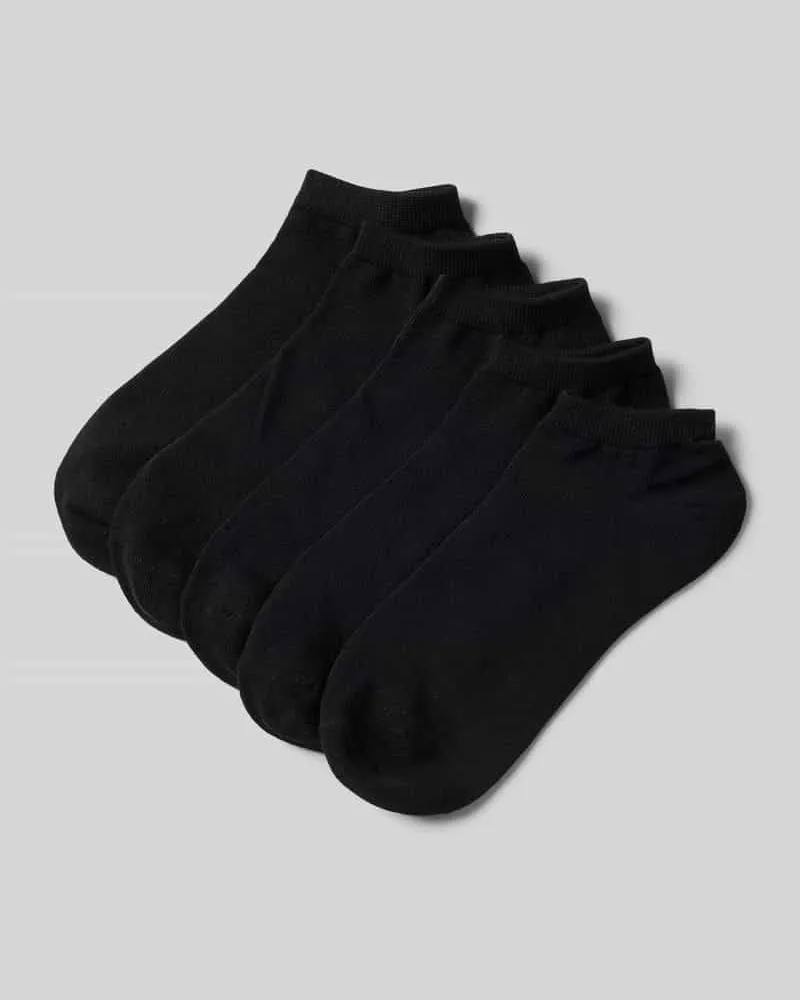 Jack & Jones Sneakersocken mit elastischem Bund im 5er-Pack Modell 'JACDONGO 