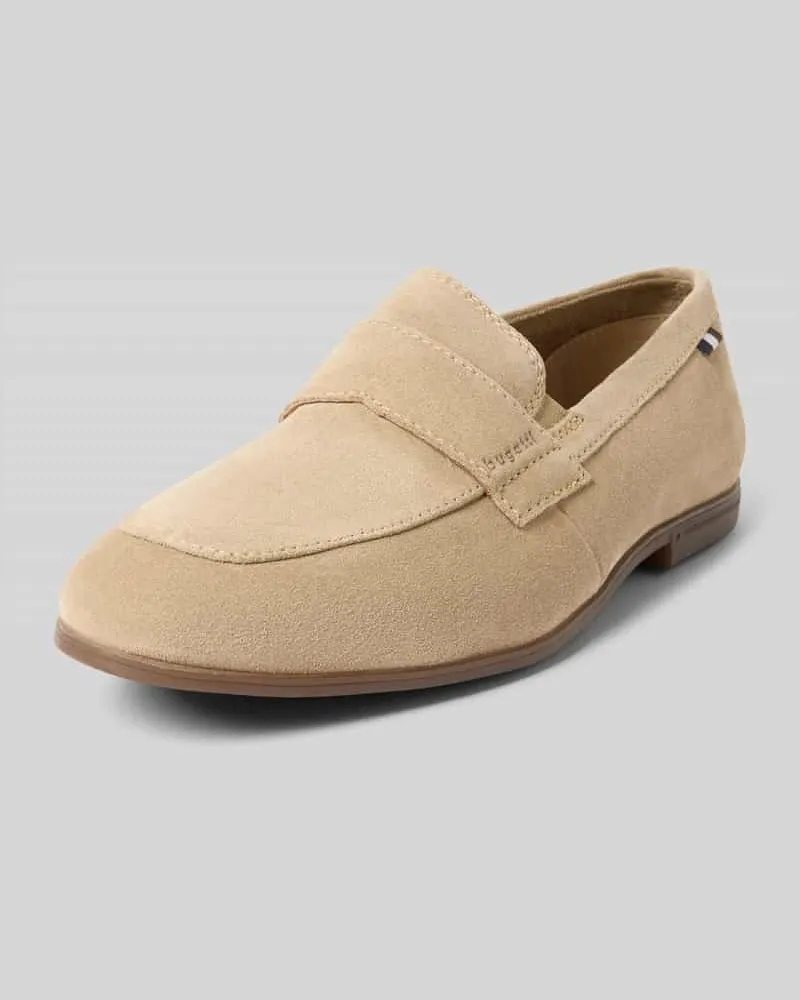 Bugatti Loafer aus Leder mit Label-Detail Modell 'Tryst 