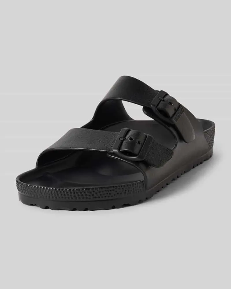 Birkenstock Slides mit Logo-Prägung Modell 'ARIZONA Black