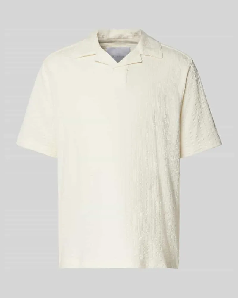 Only & Sons Regular Fit Poloshirt mit Seersucker-Struktur Modell 'MALES 