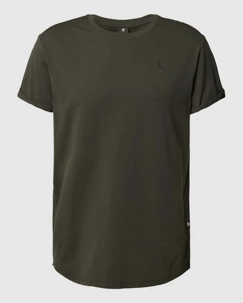 G-STAR RAW T-Shirt mit Label-Detail 