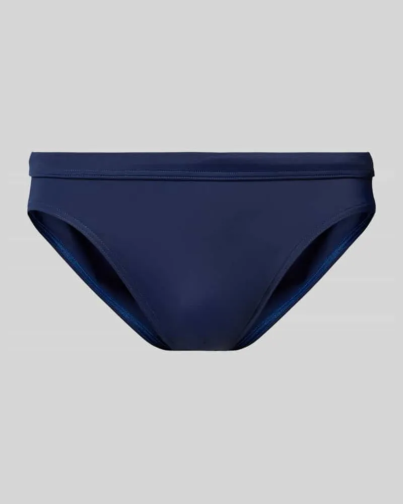 HOM Badehose mit Label-Patch Modell 'SEA LIFE 