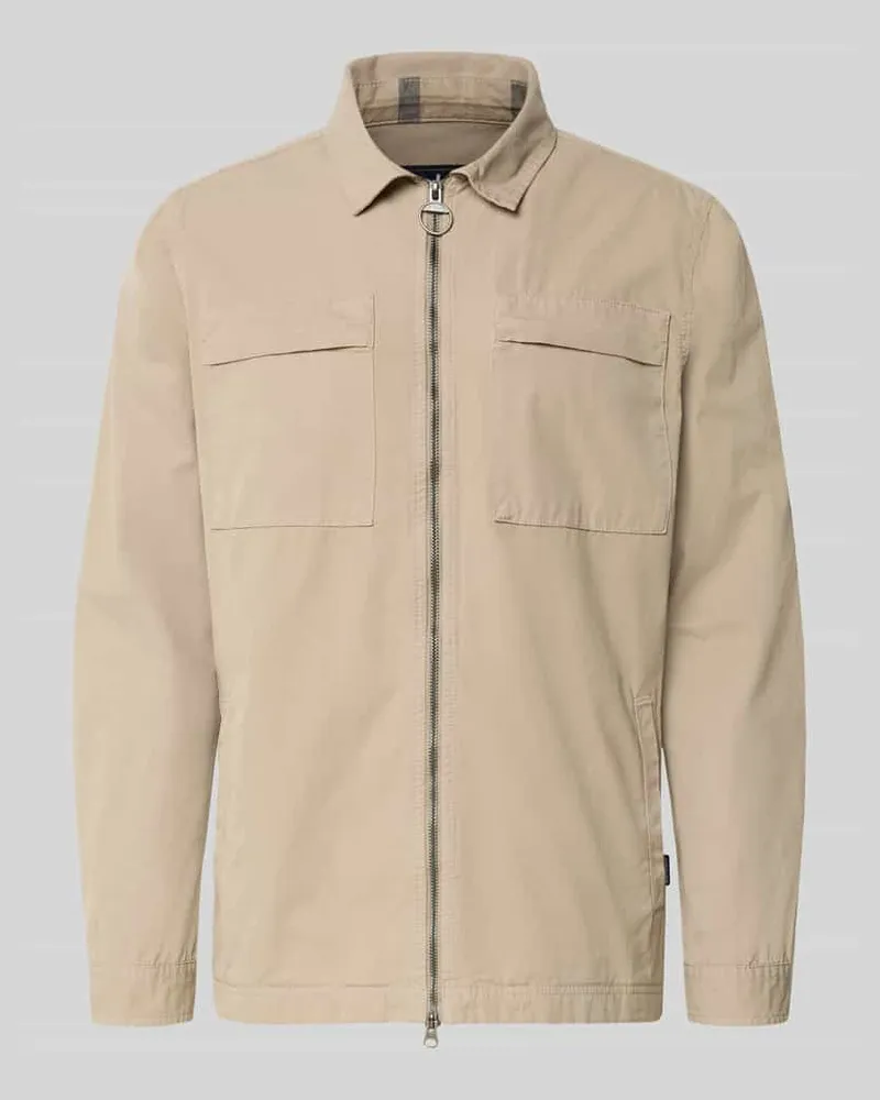 Barbour Regular Fit Hemdjacke aus reiner Baumwolle Modell 'GLENDALE Beige