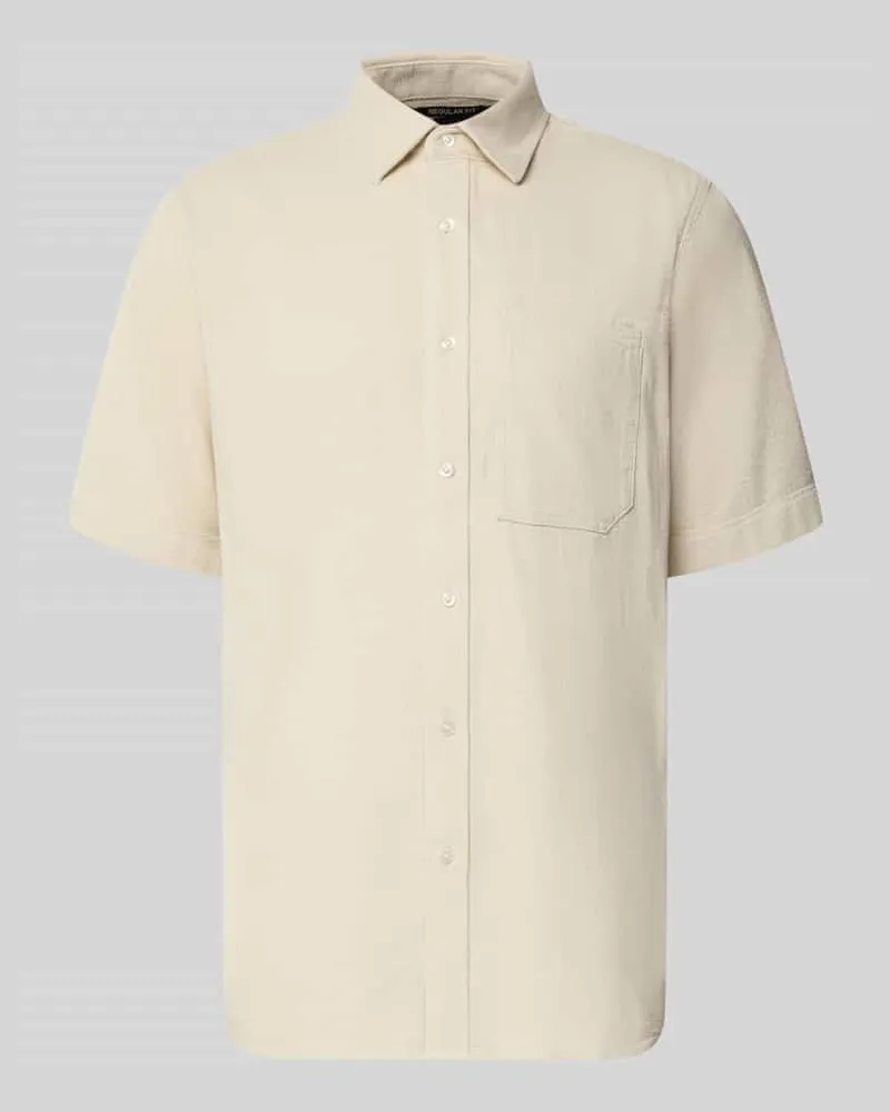 G-STAR RAW Regular Fit Freizeithemd aus reiner Baumwolle Offwhite