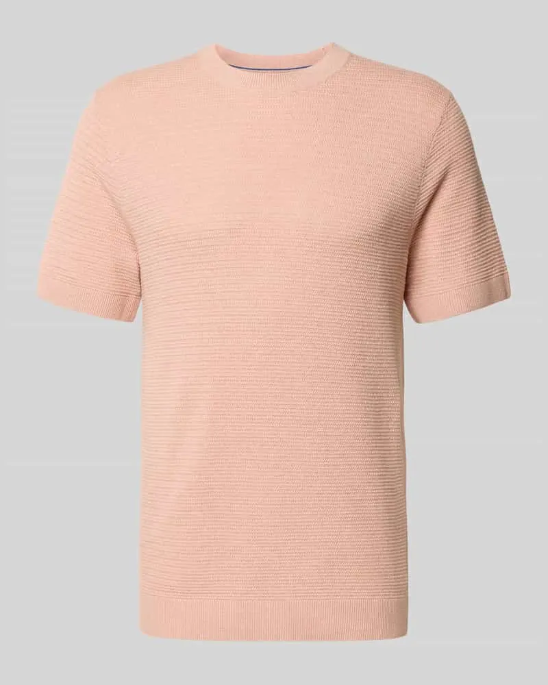 Jack & Jones Strickshirt mit Rundhalsausschnitt Modell 'RILEY Altrosa