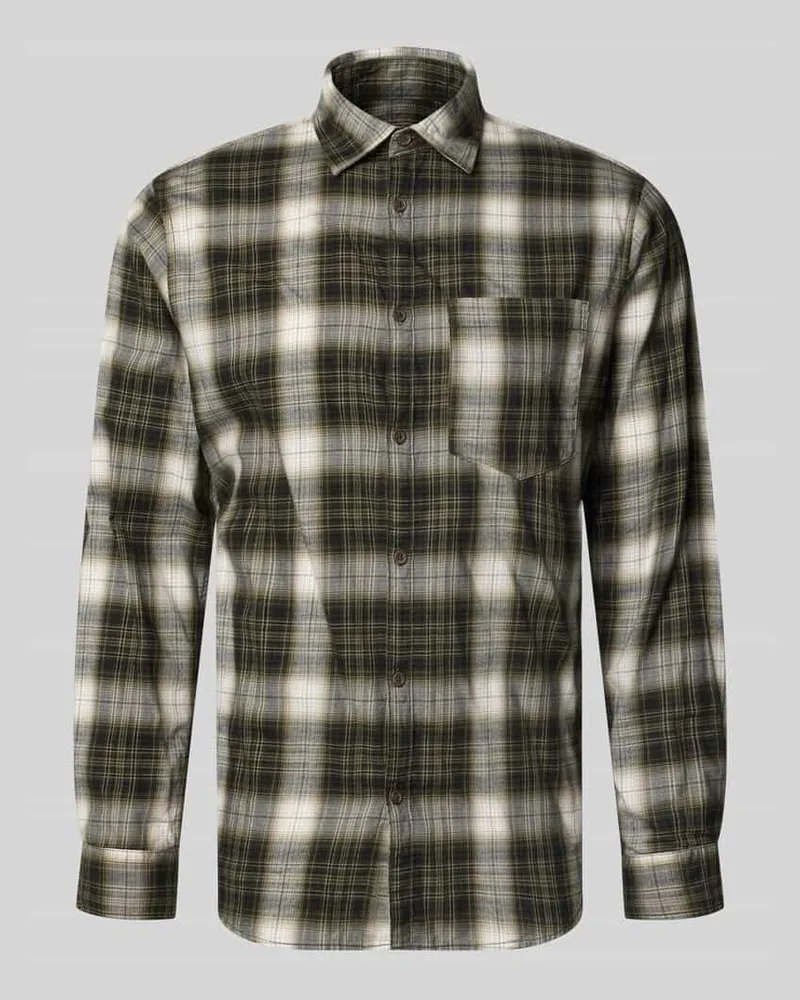 Jack & Jones Slim Fit Freizeithemd aus reiner Baumwolle Modell 'James Oliv
