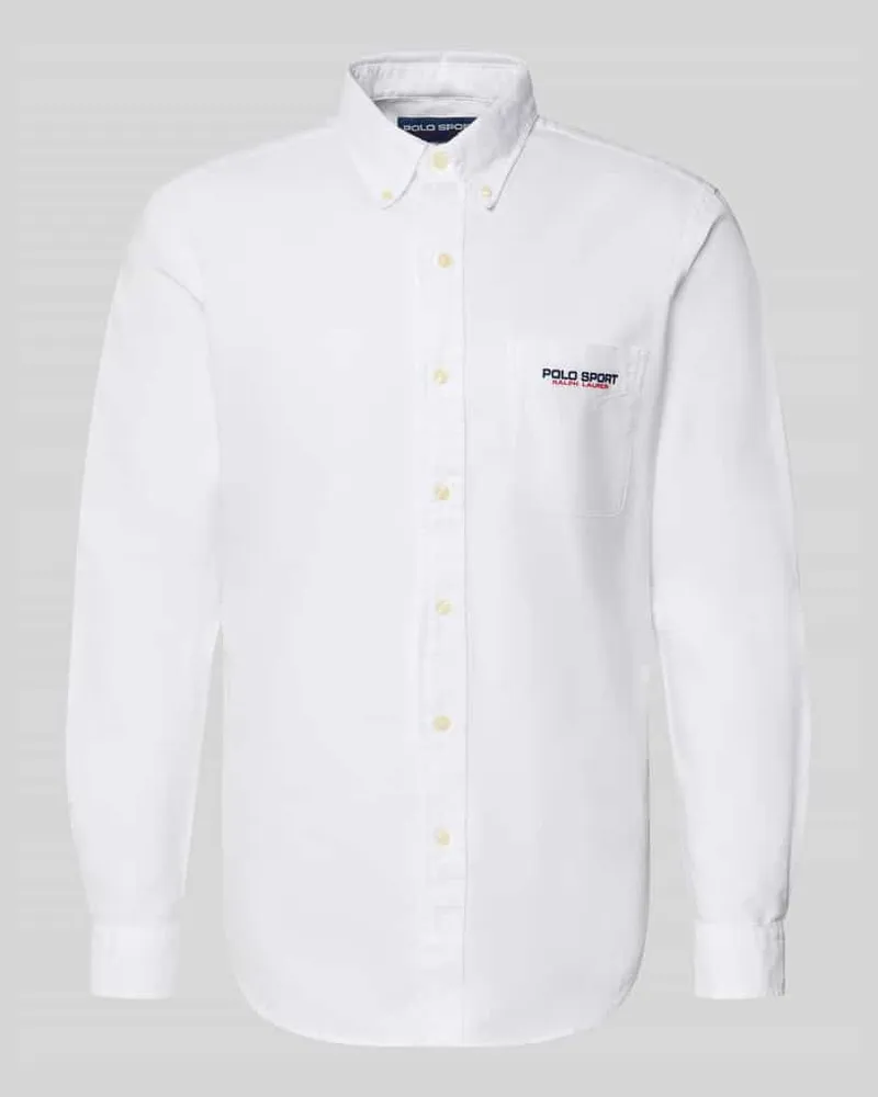 Ralph Lauren Freizeithemd Freizeithemd aus reiner Baumwolle Weiss