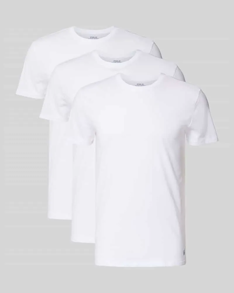 Ralph Lauren T-Shirt mit Rundhalsausschnitt im 3er-Pack Weiss
