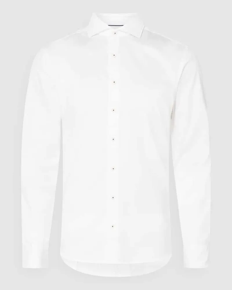 Eterna Slim Fit Freizeithemd aus Twill 