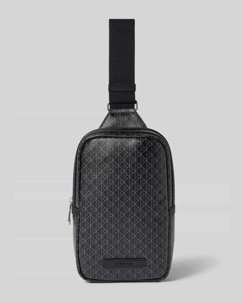 Calvin Klein Handtasche mit Logo-Muster Black