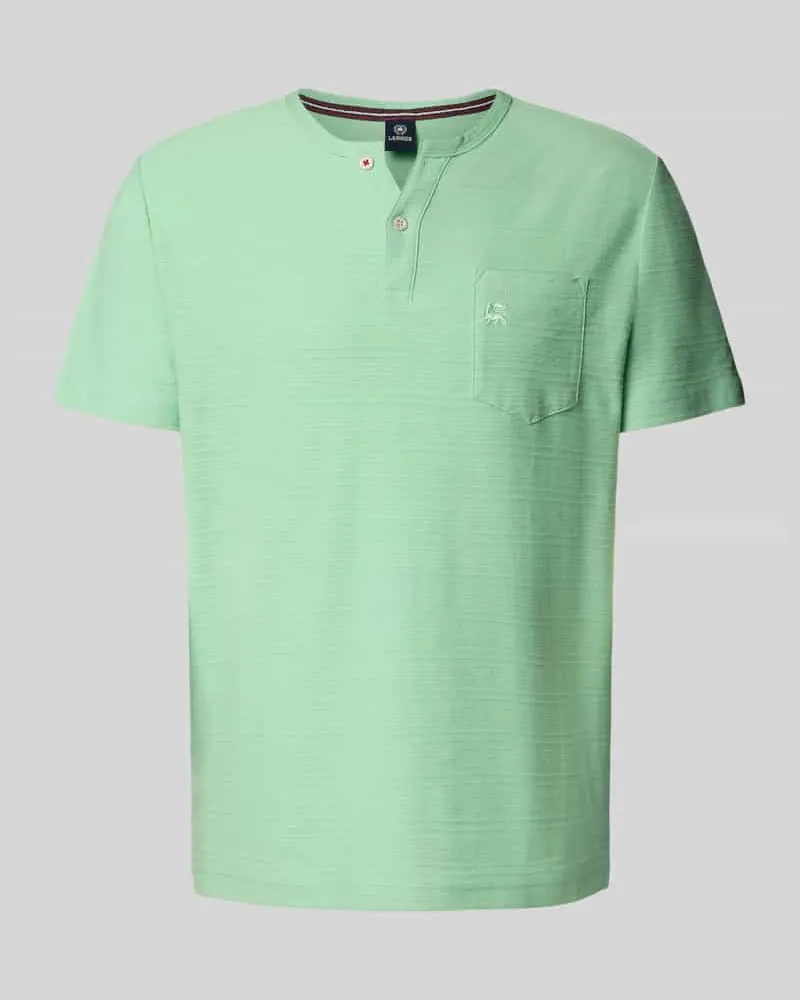 Lerros T-Shirt mit Brusttasche und Label-Stitching Modell 'SERAFINO 
