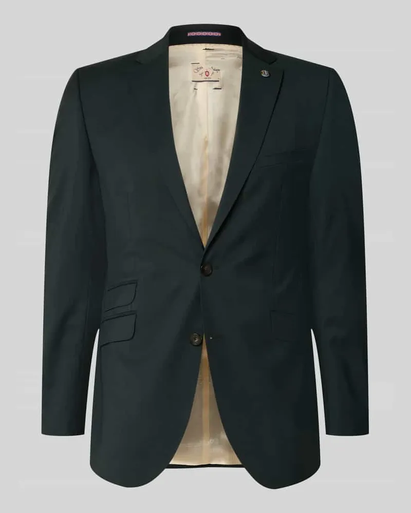 CG Slim Fit 2-Knopf-Sakko Modell 'Camden Dunkelgruen