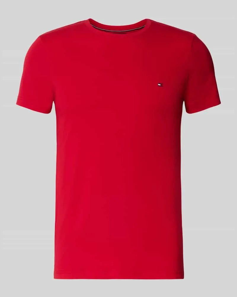 Tommy Hilfiger Slim Fit T-Shirt aus Baumwoll-Elasthan-Mix 