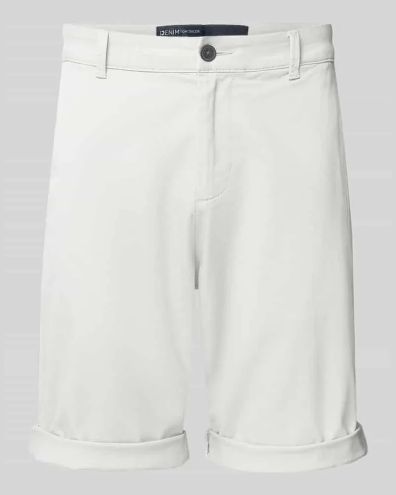 Tom Tailor Regular Fit Bermudas aus Baumwoll-Mix 