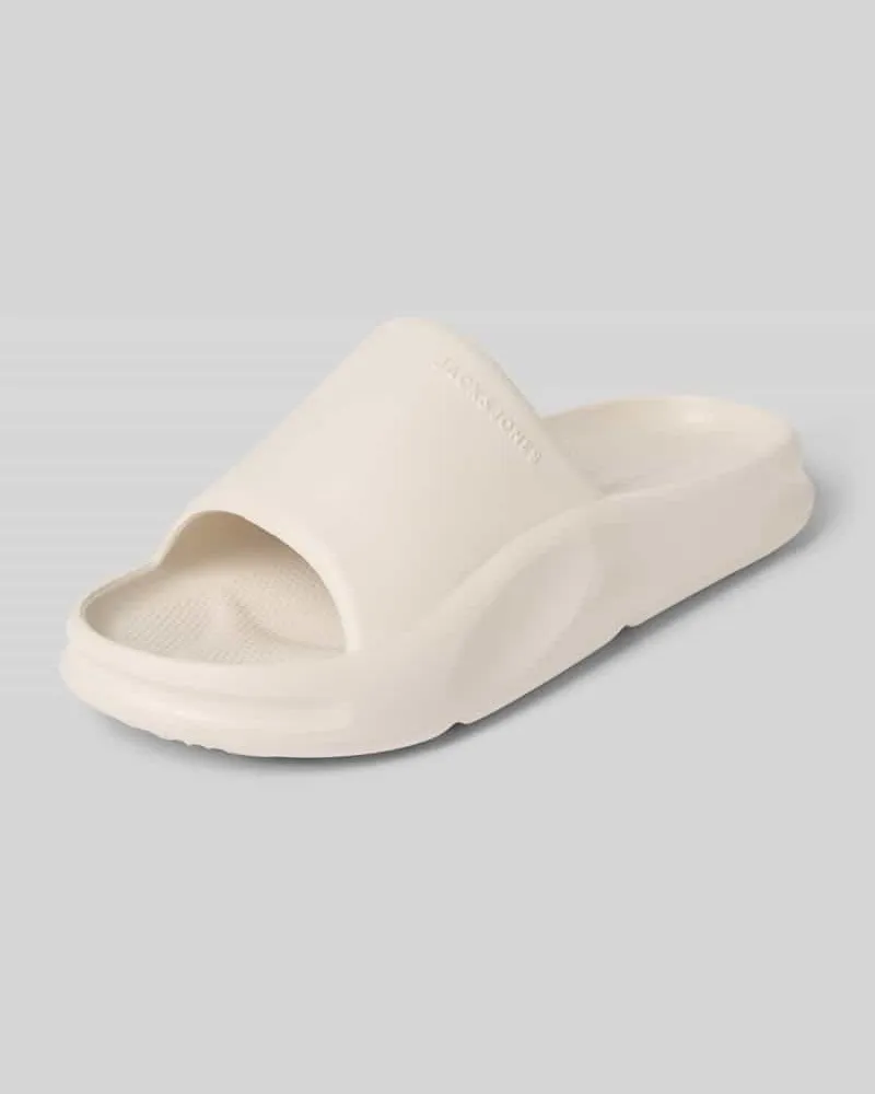 Jack & Jones Slides mit Label-Detail 