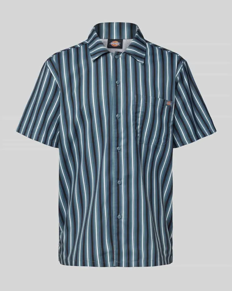 Dickies Freizeithemd mit Brusttasche Petrol